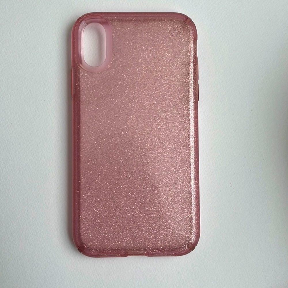 Pink Glitter XR pink home Case